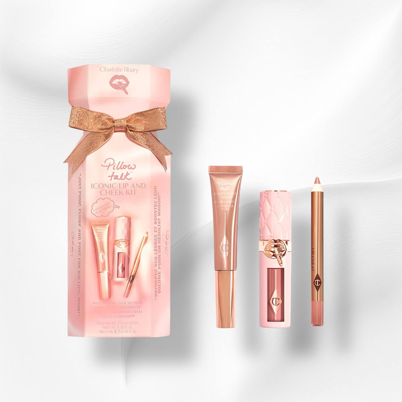 Charlote Tilbury Lip and ckeek Trio Gift set Pillow Talk