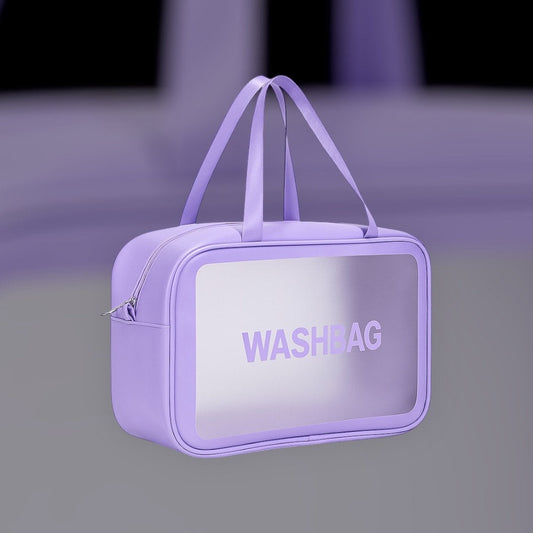 Portamaquillaje Washbag Morado, portamaquillaje de maquillaje, accesorios portamaquillaje maquillaje, ideal para rutinas de cuidado facial y skincare