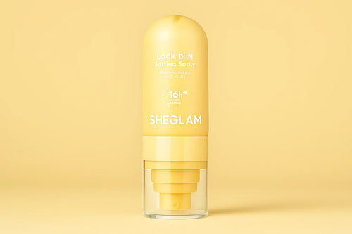 Spray Fijador Ultra Matificante para la Cara Amarillo, spray de maquillaje, maquillaje spray mate fijador, ideal para rutinas de cuidado facial y skincare