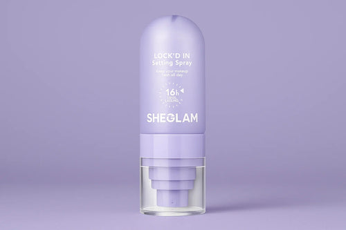Spray Fijador Ultra Matificante para la Cara Morado, spray de maquillaje, maquillaje spray mate fijador, ideal para rutinas de cuidado facial y skincare