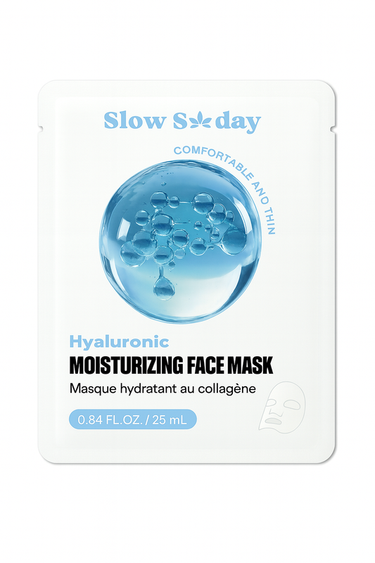 Máscara Facial Hidratante de Sodio Hialuronato, mascarilla de skincare, skincare hidratante facial, ideal para rutinas de cuidado facial y skincare