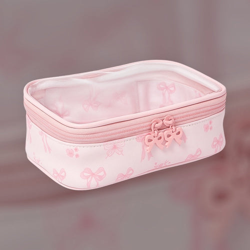 Portamaquillaje de Lazos, portamaquillaje de maquillaje, accesorios portamaquillaje maquillaje, ideal para rutinas de cuidado facial y skincare