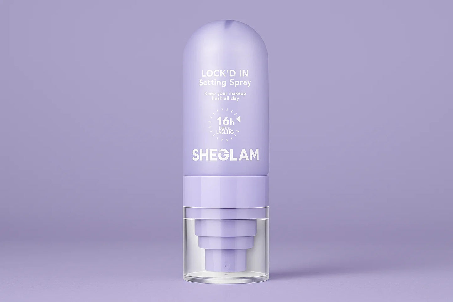 Spray Fijador Ultra Matificante para la Cara Morado, spray de maquillaje, maquillaje spray mate fijador, ideal para rutinas de cuidado facial y skincare