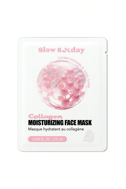 Máscara Facial Hidratante de Colágeno, mascarilla de skincare, skincare hidratante facial, ideal para rutinas de cuidado facial y skincare